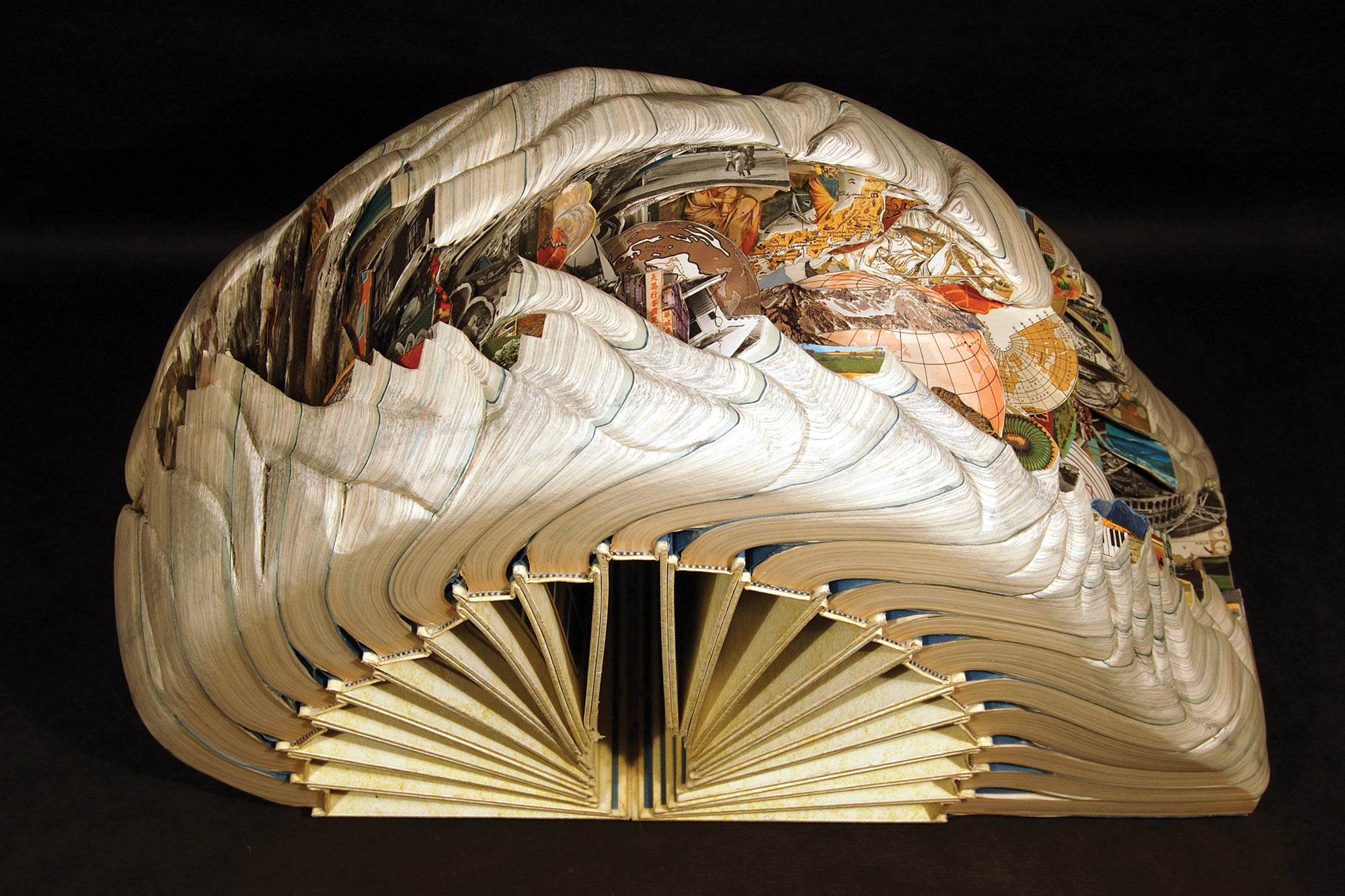 Gallery: New art carved from old books